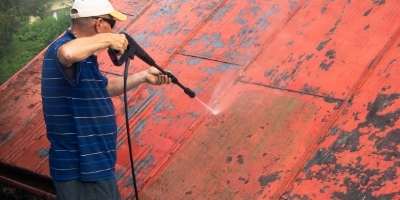 cleaning your metal roof